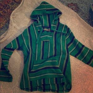 Men’s unisex poncho made in Mexico